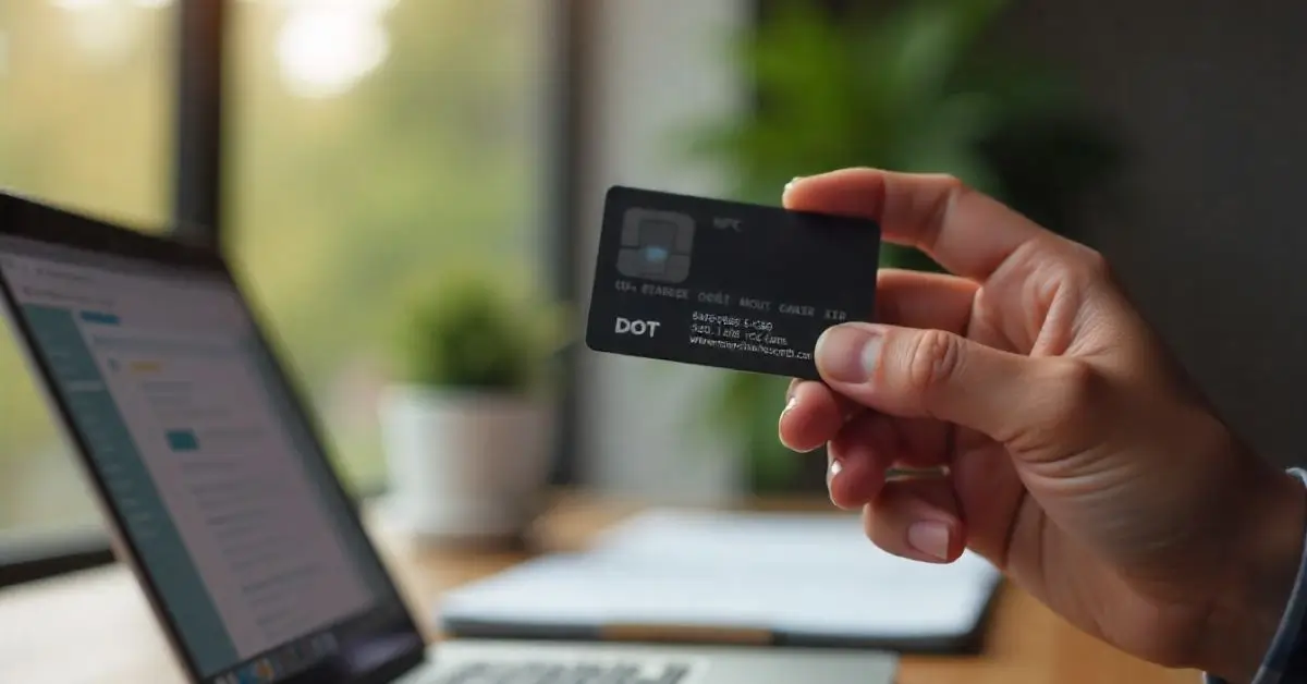 dot business card